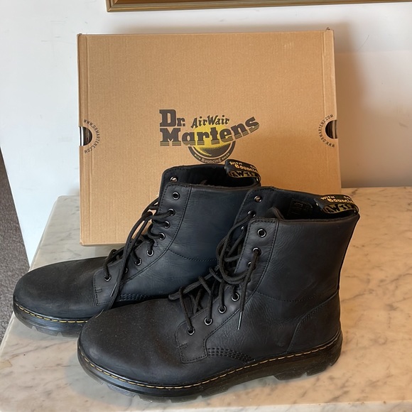 Dr.Martens AirWair Men’s Black Combs Leather Wyoming US13 - Picture 3 of 12